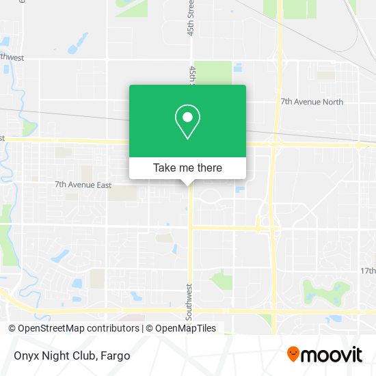 Onyx Night Club map