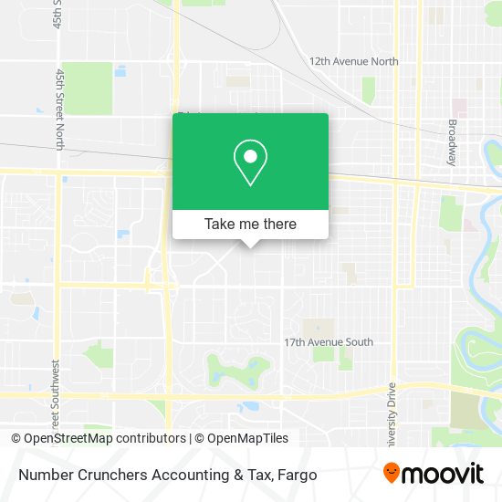 Mapa de Number Crunchers Accounting & Tax