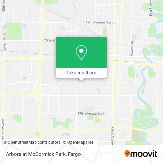 Mapa de Arbors at McCormick Park