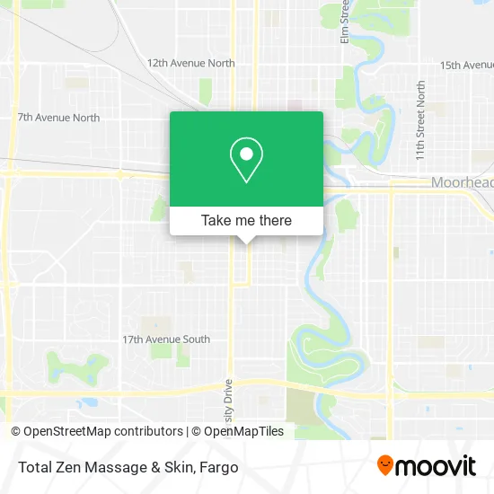 Mapa de Total Zen Massage & Skin