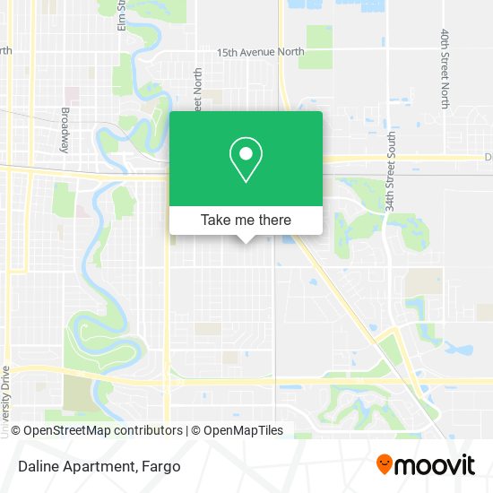 Daline Apartment map