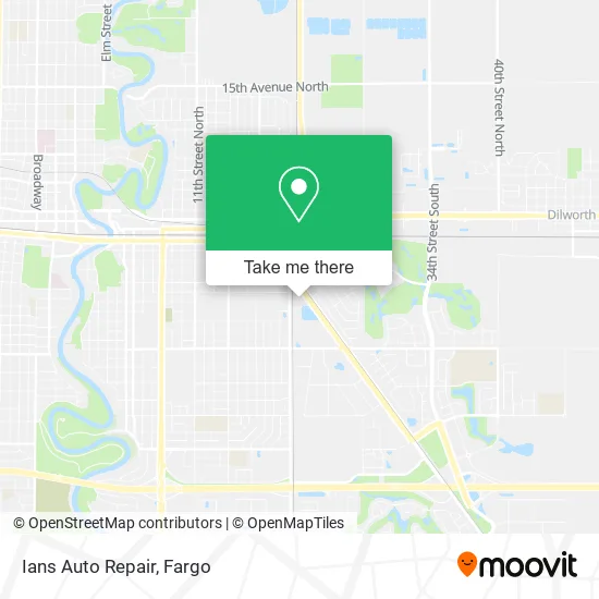 Ians Auto Repair map