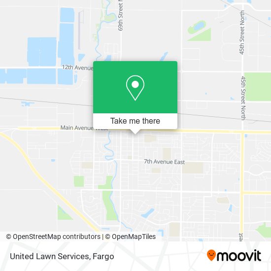 United Lawn Services map