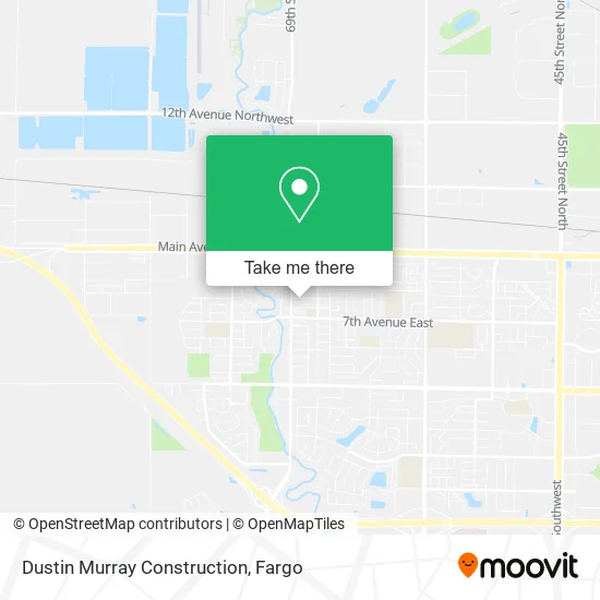 Dustin Murray Construction map