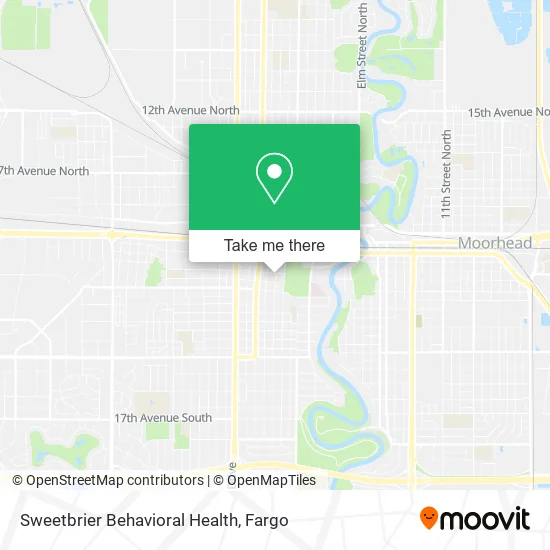 Mapa de Sweetbrier Behavioral Health