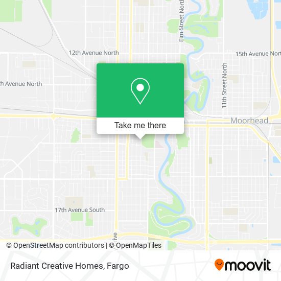 Radiant Creative Homes map