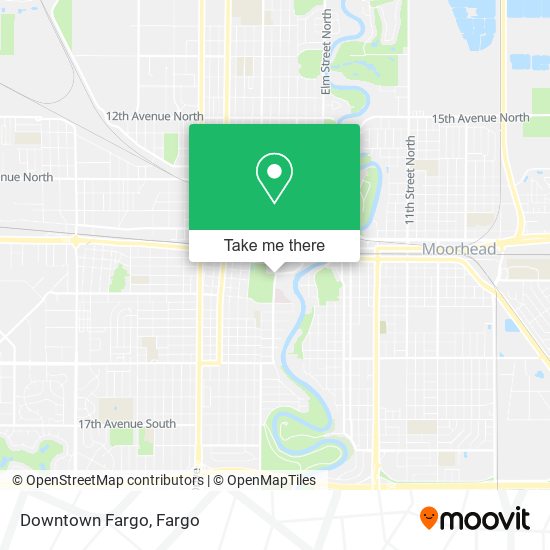 Downtown Fargo map