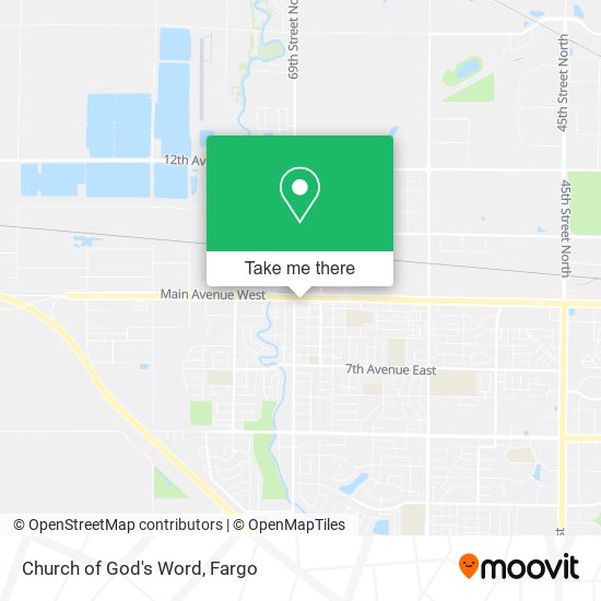 Church of God's Word map