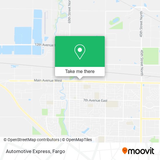 Automotive Express map