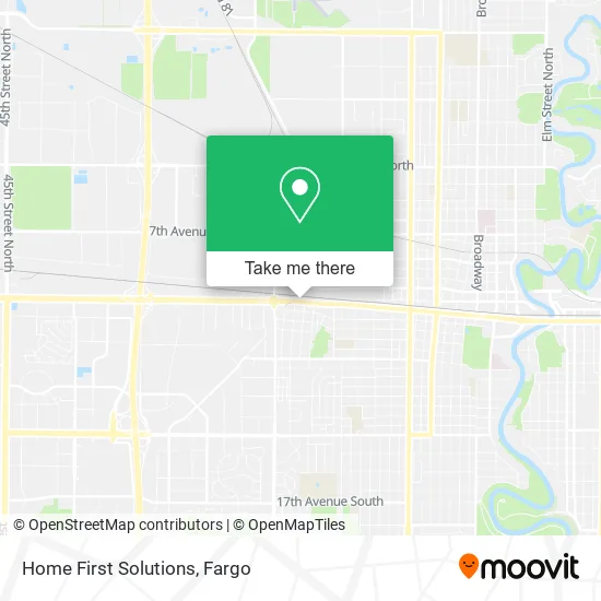 Home First Solutions map