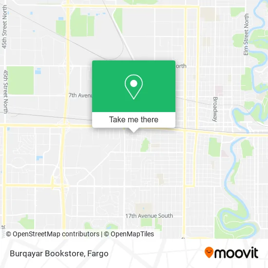 Burqayar Bookstore map