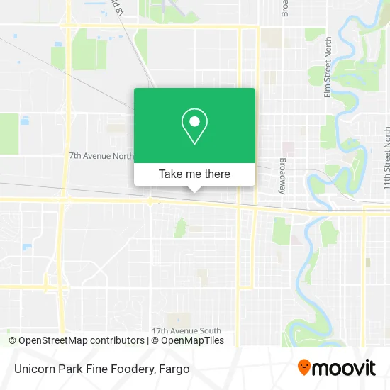 Unicorn Park Fine Foodery map