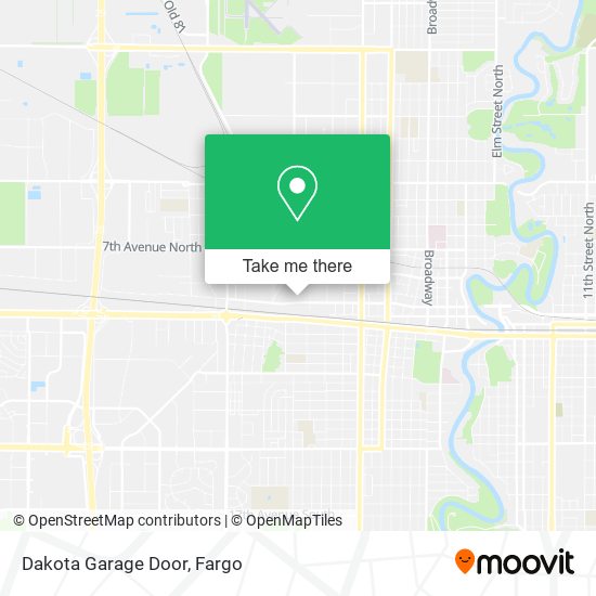 Mapa de Dakota Garage Door