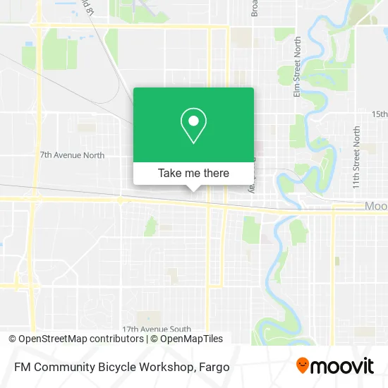 FM Community Bicycle Workshop map