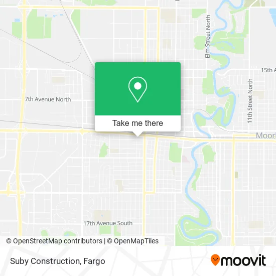 Suby Construction map