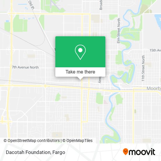 Dacotah Foundation map