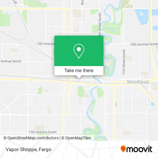 Vapor Shoppe map