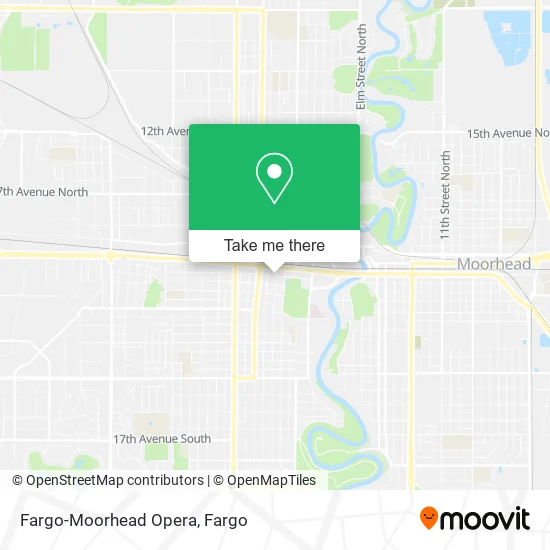 Mapa de Fargo-Moorhead Opera