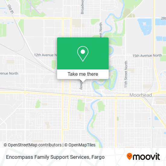 Encompass Family Support Services map