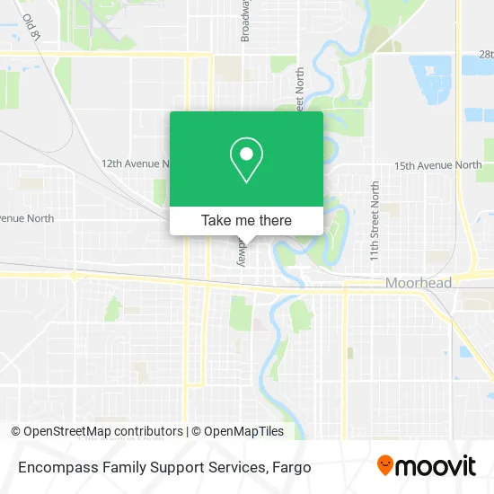 Encompass Family Support Services map