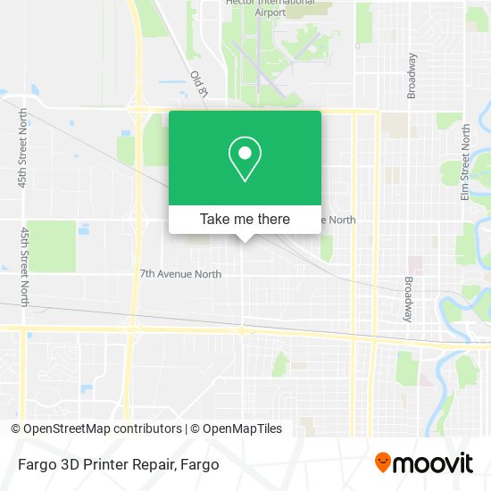 Fargo 3D Printer Repair map