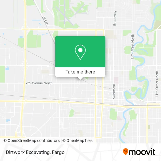 Dirtworx Excavating map