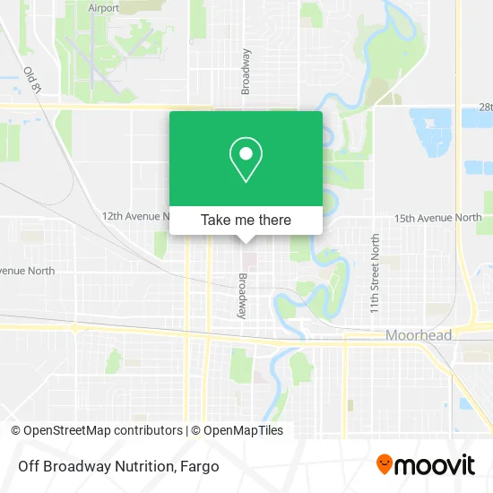 Mapa de Off Broadway Nutrition
