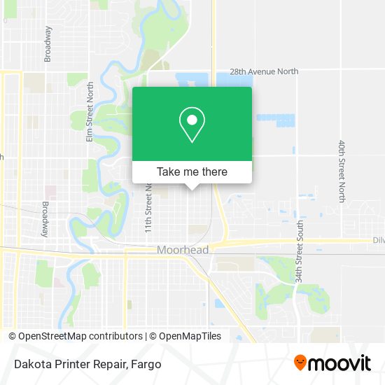 Dakota Printer Repair map