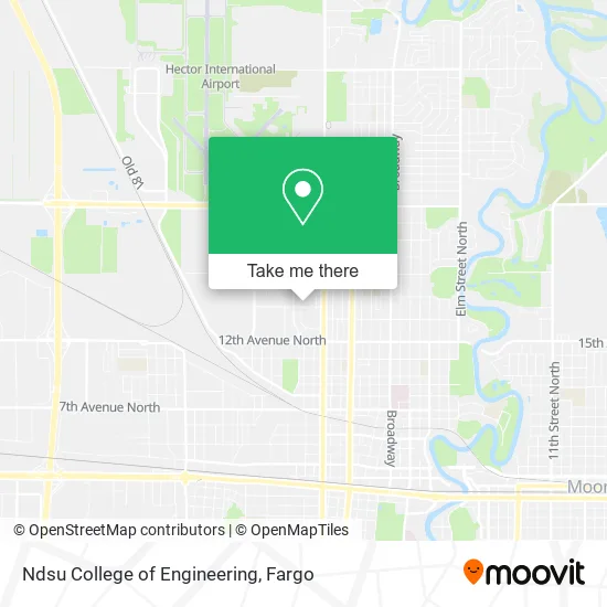 Mapa de Ndsu College of Engineering