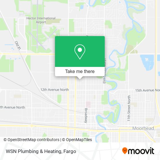 WSN Plumbing & Heating map