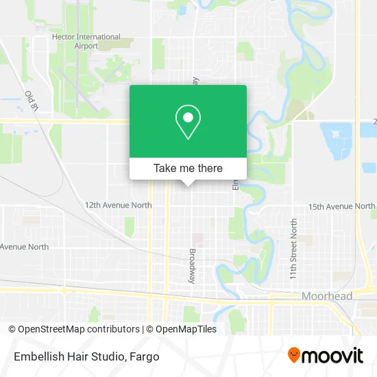 Embellish Hair Studio map