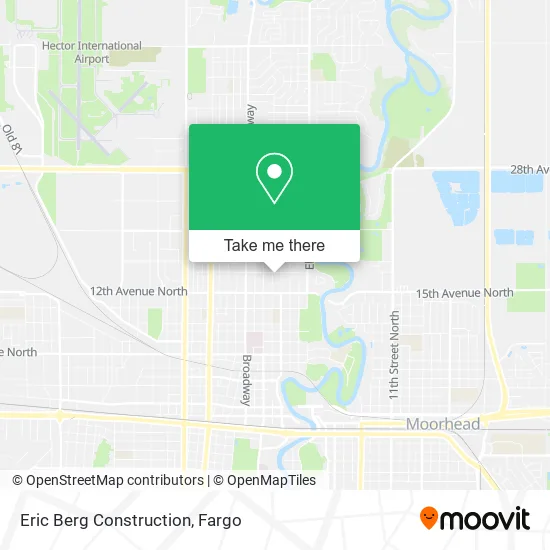 Mapa de Eric Berg Construction
