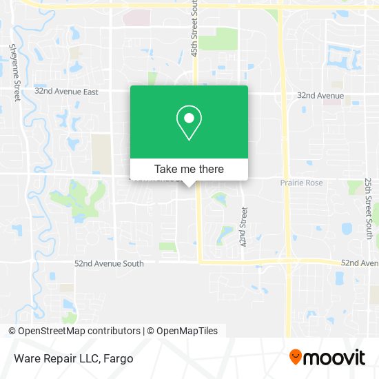 Ware Repair LLC map