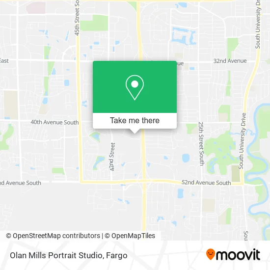 Mapa de Olan Mills Portrait Studio