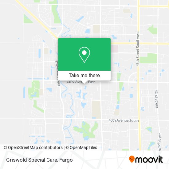 Griswold Special Care map