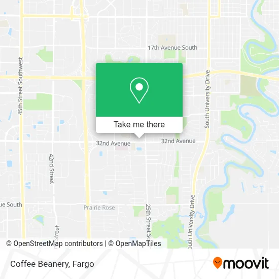 Coffee Beanery map