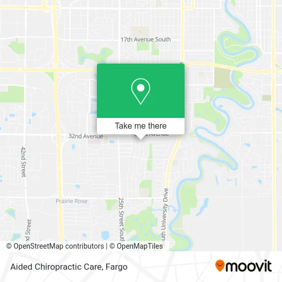 Aided Chiropractic Care map