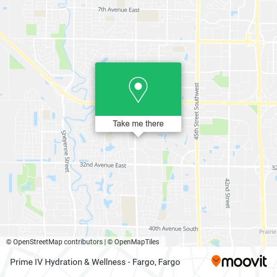 Prime IV Hydration & Wellness - Fargo map