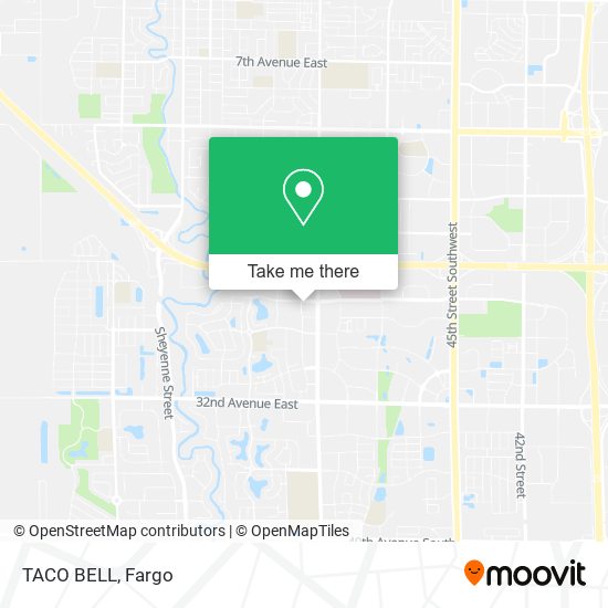 TACO BELL map