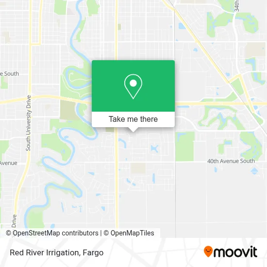 Red River Irrigation map