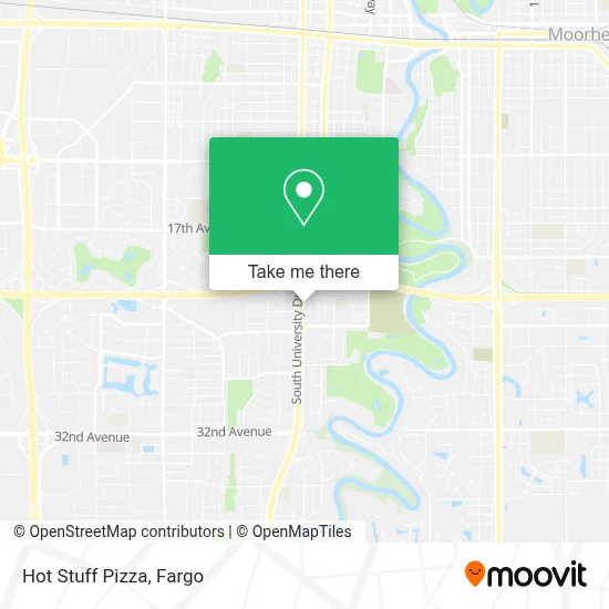 Hot Stuff Pizza map