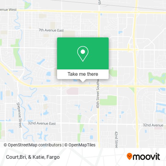 Mapa de Court,Bri, & Katie