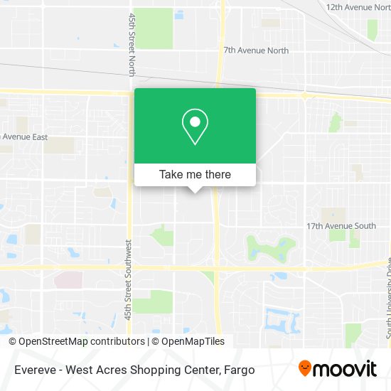 Evereve - West Acres Shopping Center map