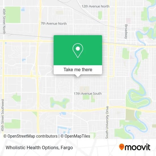 Wholistic Health Options map