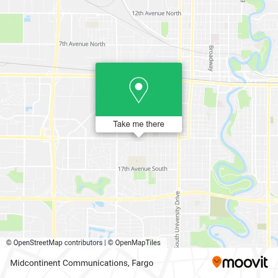 Midcontinent Communications map