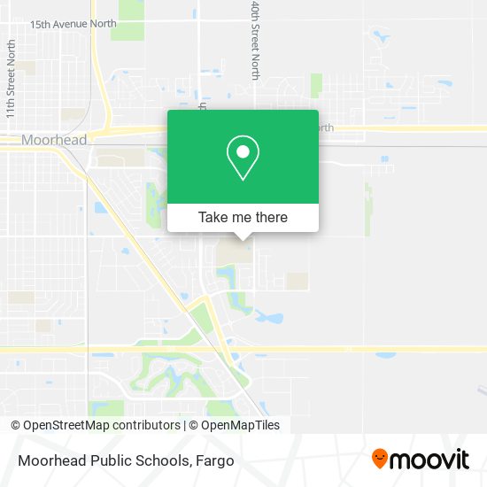 Moorhead Public Schools map