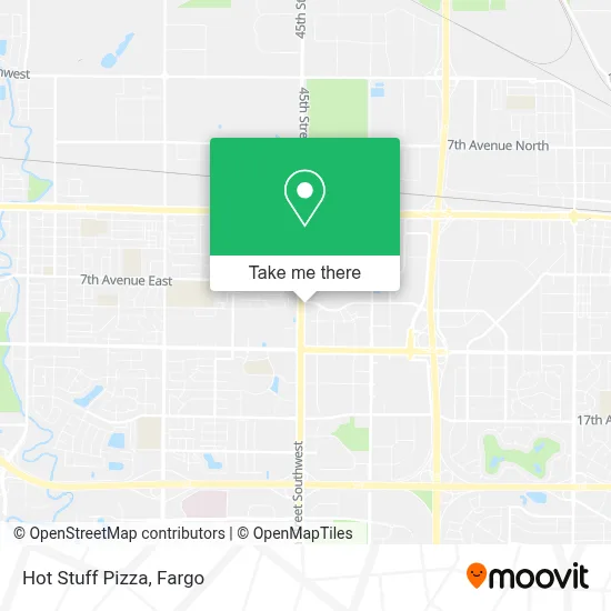 Hot Stuff Pizza map