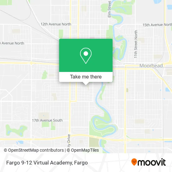 Fargo 9-12 Virtual Academy map