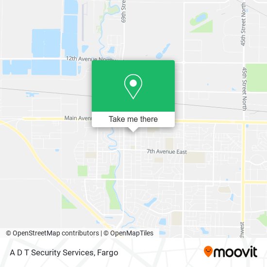 A D T Security Services map