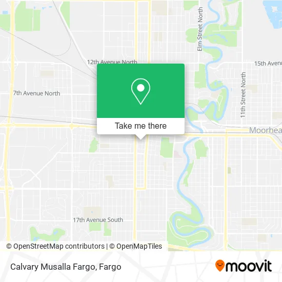Mapa de Calvary Musalla Fargo